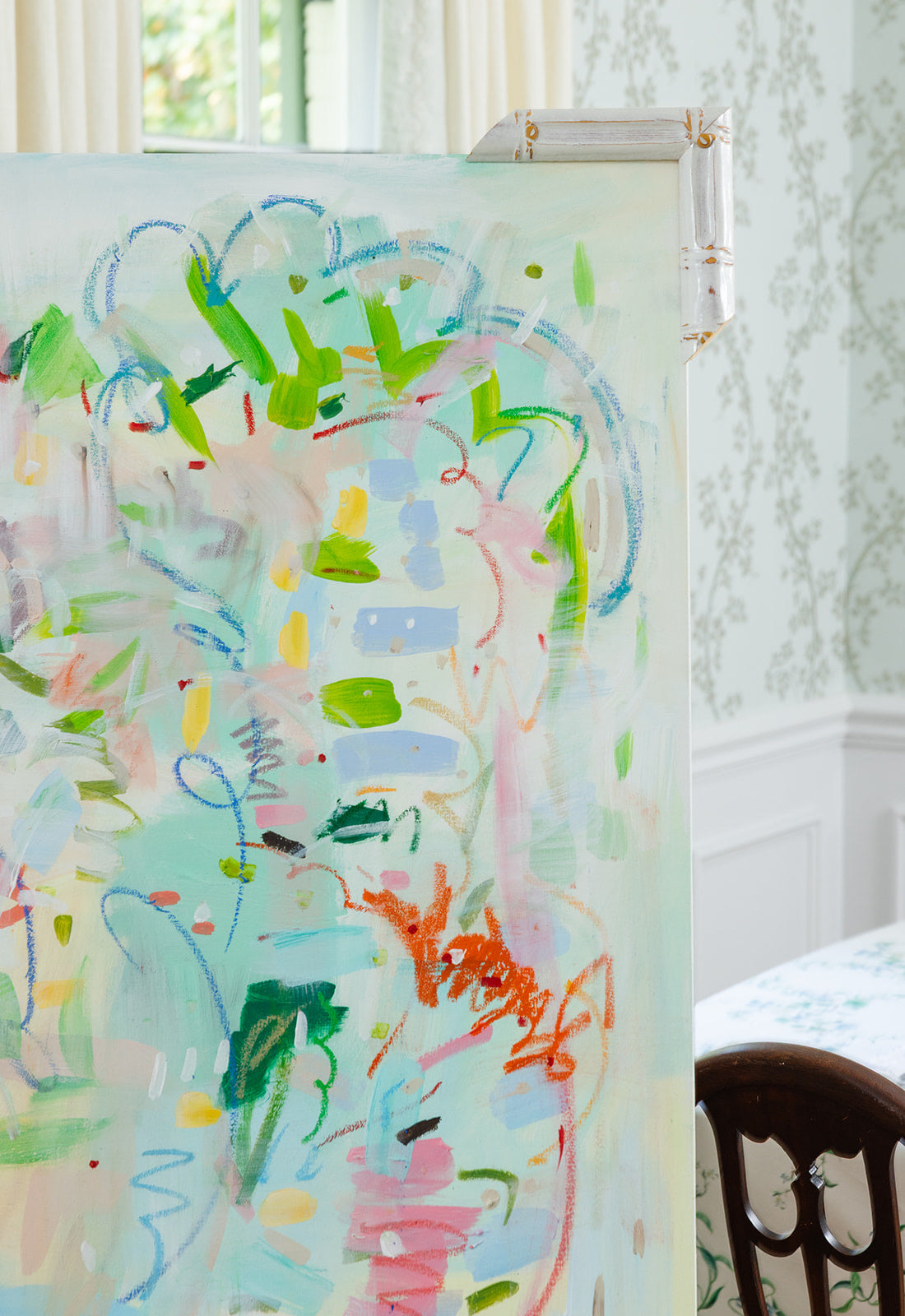 30x40 "She Has Moxie" | Original Abstract Painting by Megan Daisy Milner