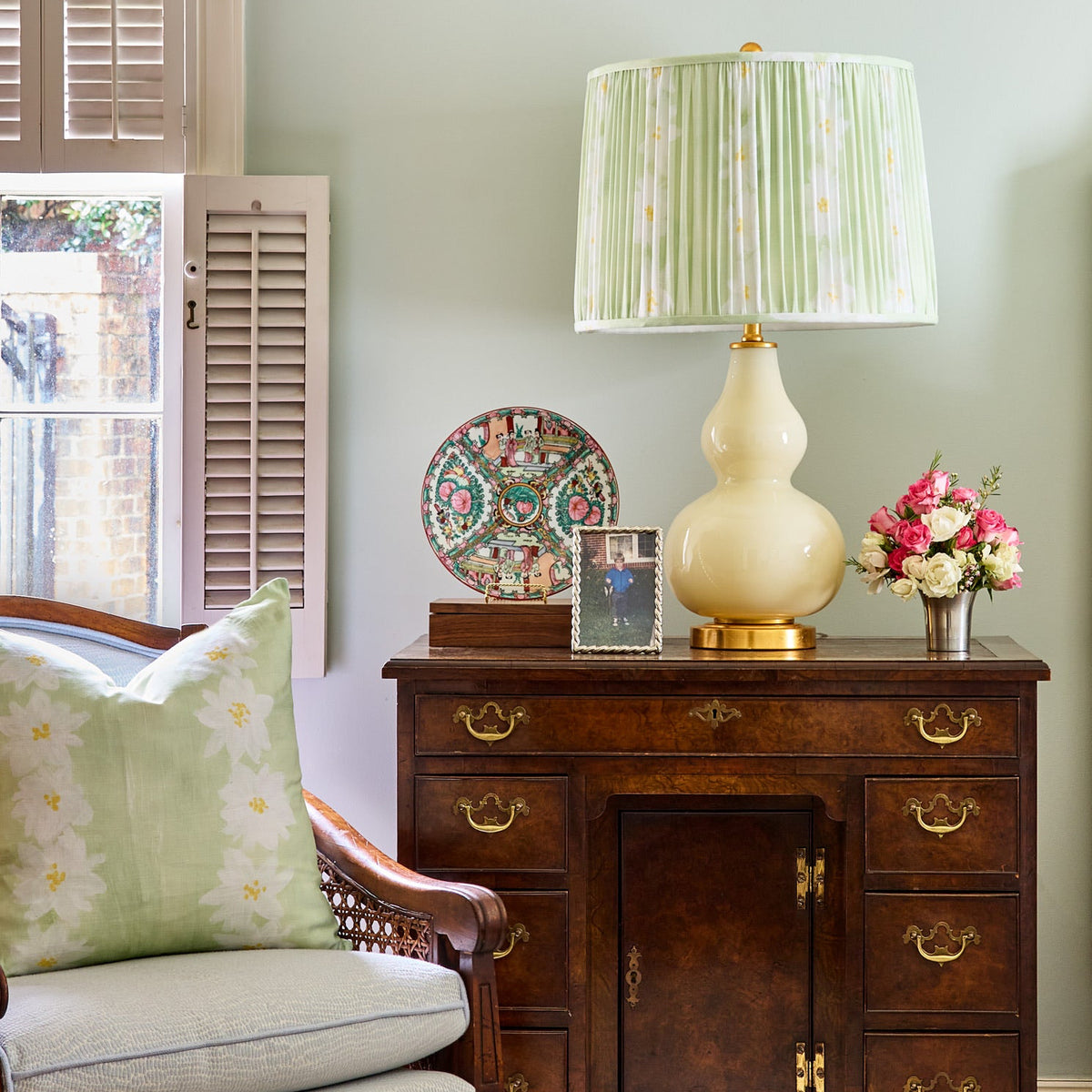 "Daisy Chain" Lampshade (Blue)