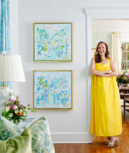 Load image into Gallery viewer, 24x24 "Joyful Square II" Original Abstract Painting | Sold Artwork By Megan Daisy Milner