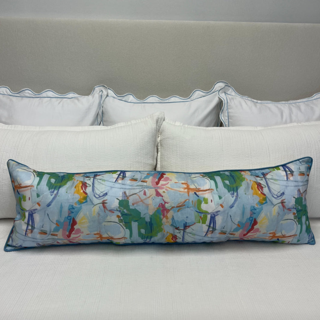 "Bold & Blue" Pillow Cover