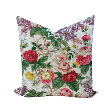 Load image into Gallery viewer, Georgia Floral Pillow Cover (Red & Green)