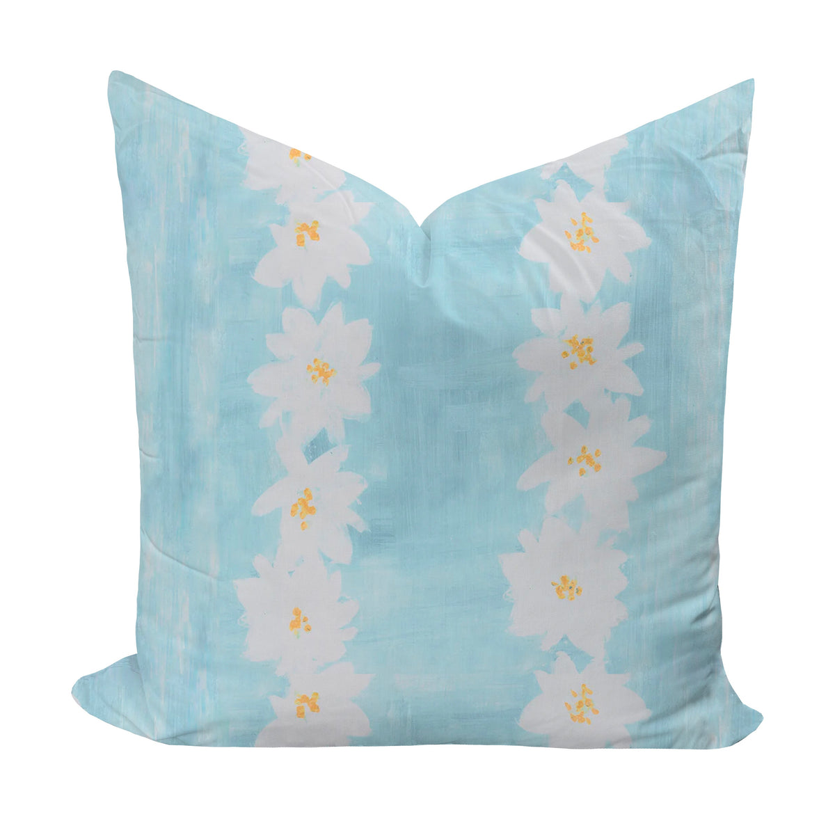 "Daisy Chain" Pillow Cover (Blue)
