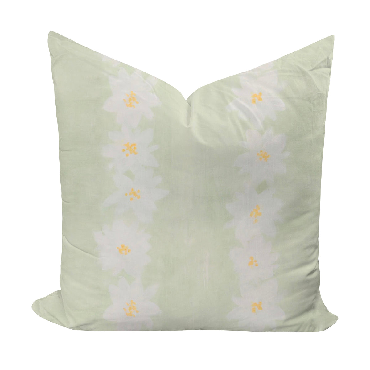 "Daisy Chain" Pillow" Cover (Green)