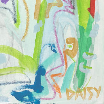 "A Whole Lot of Color" Abstract Art Print by Megan Daisy Milner