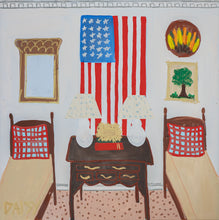 Load image into Gallery viewer, 36x36 "American Boys" | Original Still Life Painting by Megan Daisy Milner