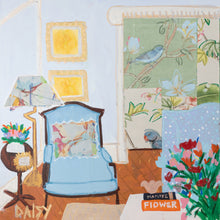 Load image into Gallery viewer, 30x30 "A Nice Place to Sit" | Original Still Life Painting by Megan Daisy Milner