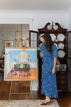 Load image into Gallery viewer, 30x30 "Dinner Party" | Original Still Life Painting by Megan Daisy Milner