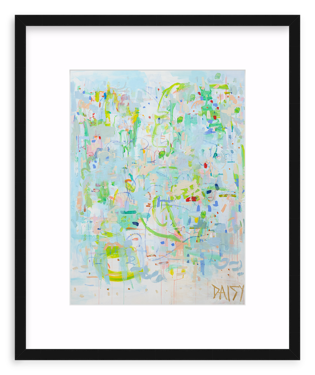 "A Painting As Big As My Heart" Framed Print by Megan Daisy Milner