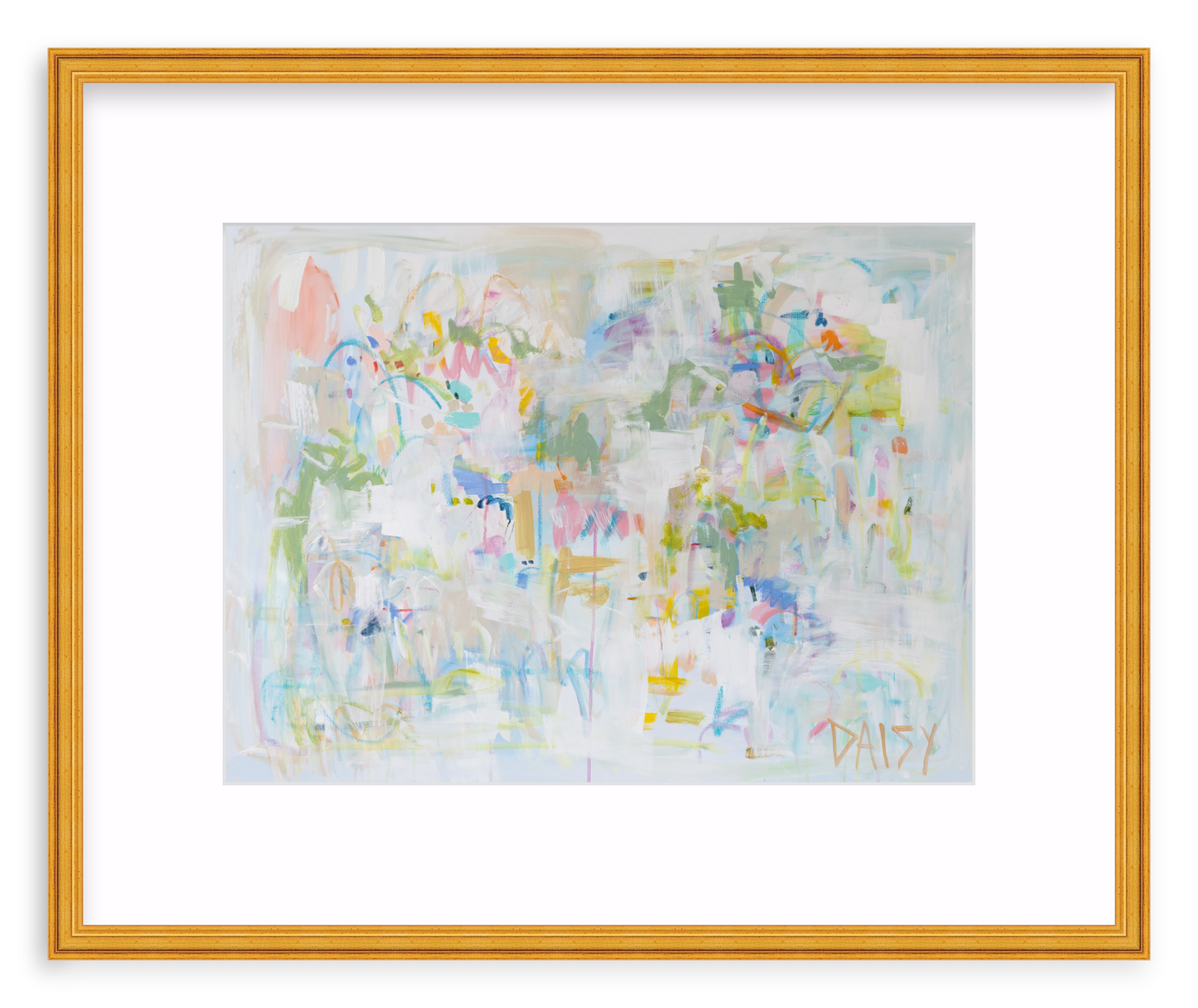 "For My Girl" Framed Abstract Print by Megan Daisy Milner