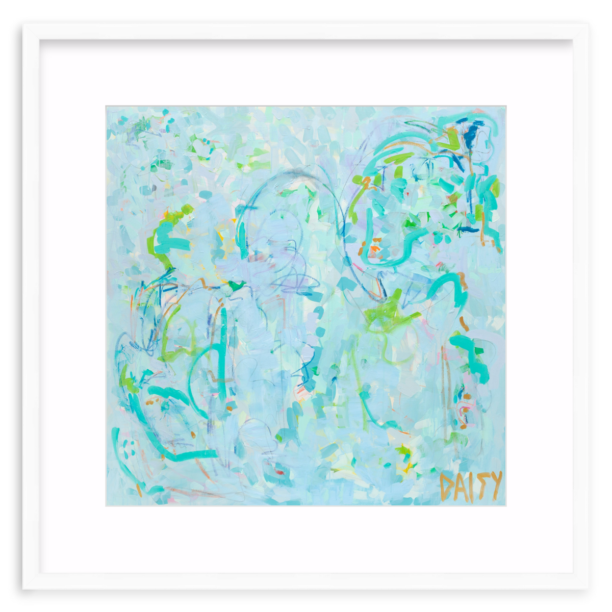 "Like A Dream" Framed Abstract Print by Megan Daisy Milner