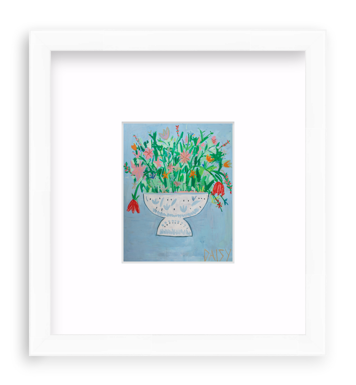 "Flowers 4EVA" Mini Abstract Print by Megan Daisy Milner