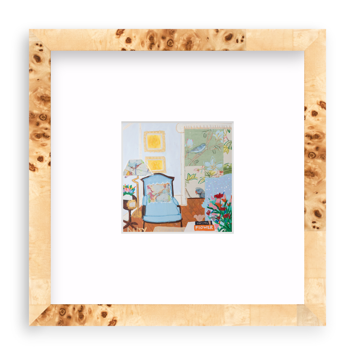 "A Nice Place To Sit" Mini Print by Megan Daisy Milner