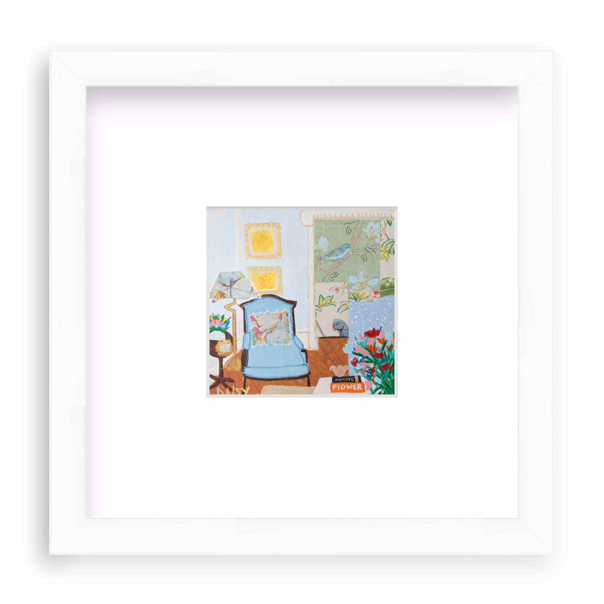 "A Nice Place To Sit" Mini Print by Megan Daisy Milner