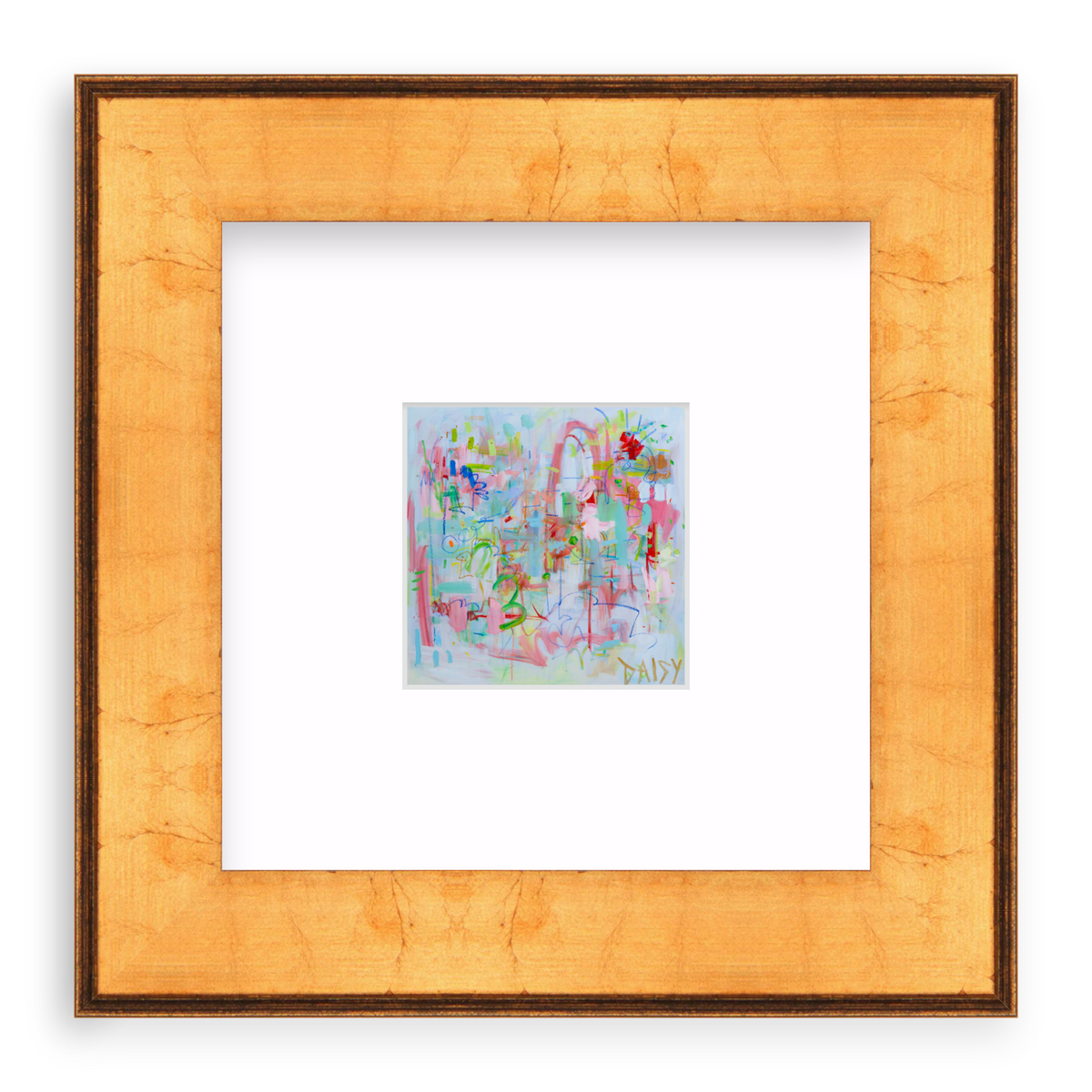 "Purple" Mini Abstract Print by Megan Daisy Milner