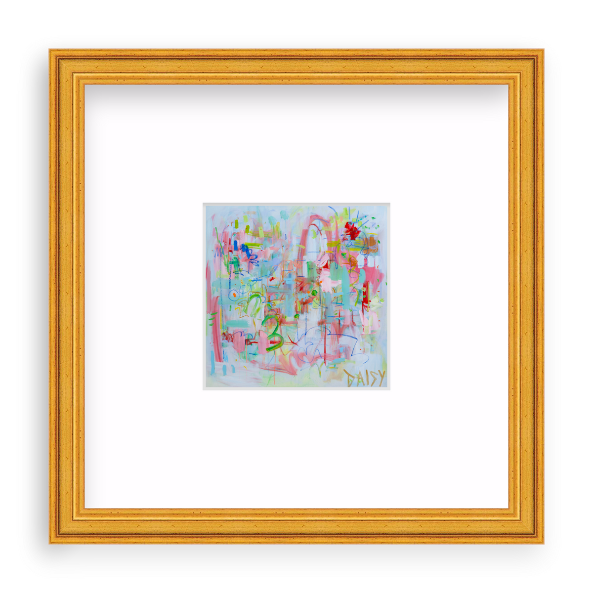 "Purple" Mini Abstract Print by Megan Daisy Milner