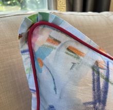 Load image into Gallery viewer, "Bold & Blue" Pillow Cover