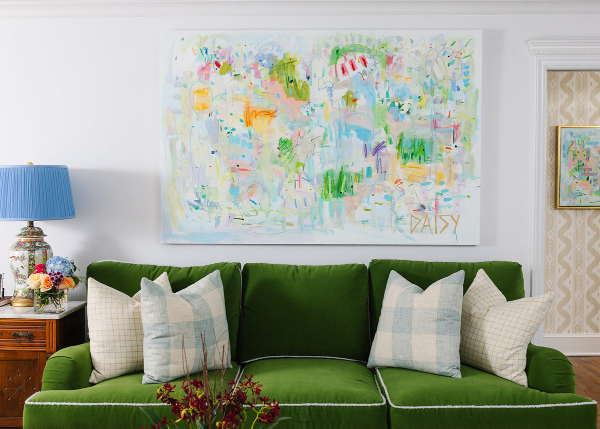 48x72 "Joy Takes Up Space" | Original Abstract Painting by Megan Daisy Milner
