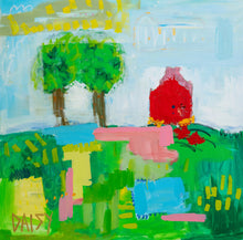 Load image into Gallery viewer, 36x36 'The Double Tree' Abstract Painting | Sold Artwork by Megan Daisy Milner