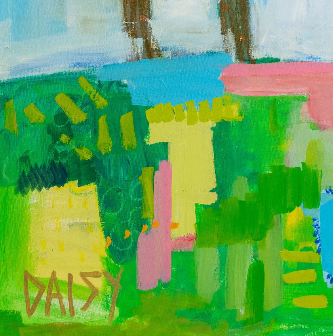 "The Double Tree" Abstract Art Print by Megan Daisy Milner