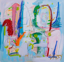 Load image into Gallery viewer, 20x20 'Shattered' Original Abstract Painting by Megan Daisy Milner – Sold