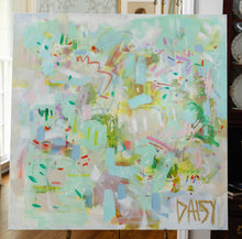 Load image into Gallery viewer, 36x36 “Pink Is a Neutral" | Original Abstract Painting by Megan Daisy Milner