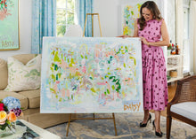 Load image into Gallery viewer, 36x48 "Happiness Looks Good On You" | Original Abstract Painting by Megan Daisy Milner