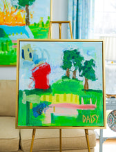 Load image into Gallery viewer, 24x24 "Tulip Fields" Original Abstract Painting by Megan Daisy Milner – Sold