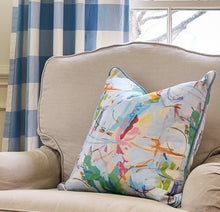Load image into Gallery viewer, Bold & Blue Custom Fabric by Megan Daisy Milner – Linen and Performance Fabric