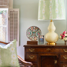 Load image into Gallery viewer, "Daisy Chain" Drapery Panel (Green)