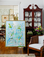 Load image into Gallery viewer, 40x30 Fresh Cut Grass Original Abstract Painting by Megan Daisy Milner – Sold
