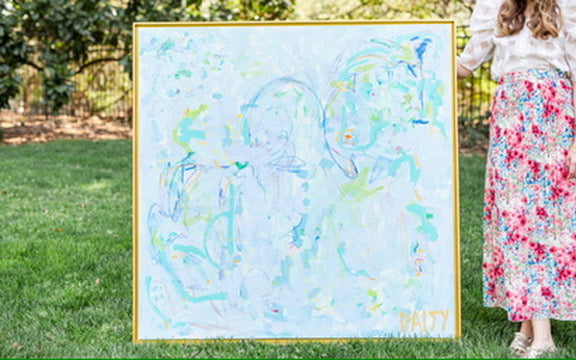 "Like A Dream" Abstract Art Print by Megan Daisy Milner