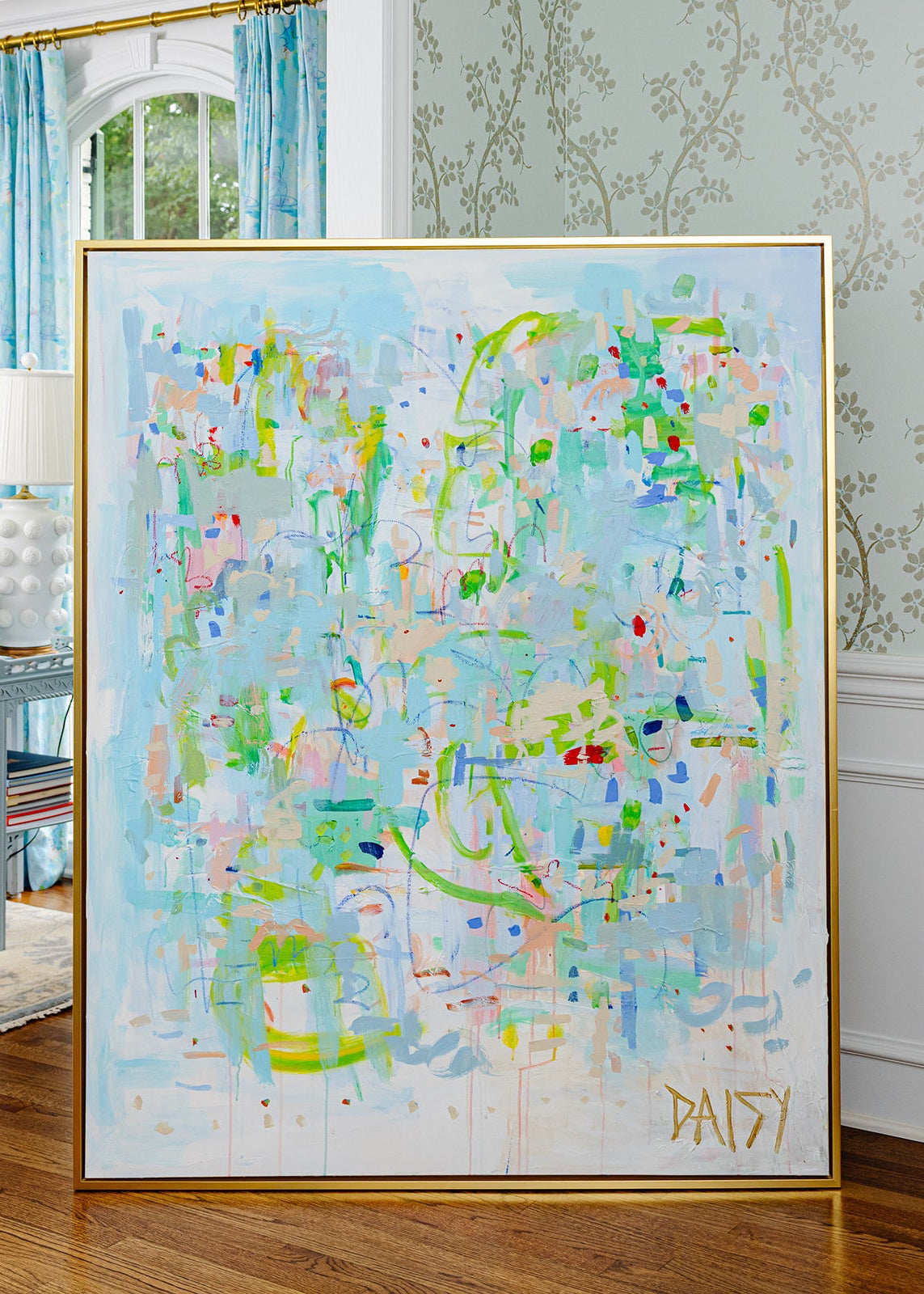 48x60 'A Painting As Big As My Heart' Original Abstract Painting by Megan Daisy Milner – Sold Artwork