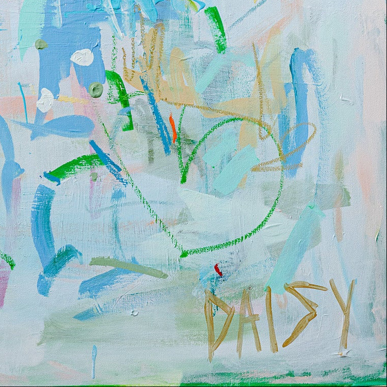 "Intuition" Abstract Art Print by Megan Daisy Milner