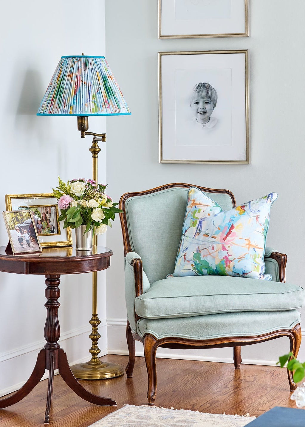 "Bold & Blue" Lampshade