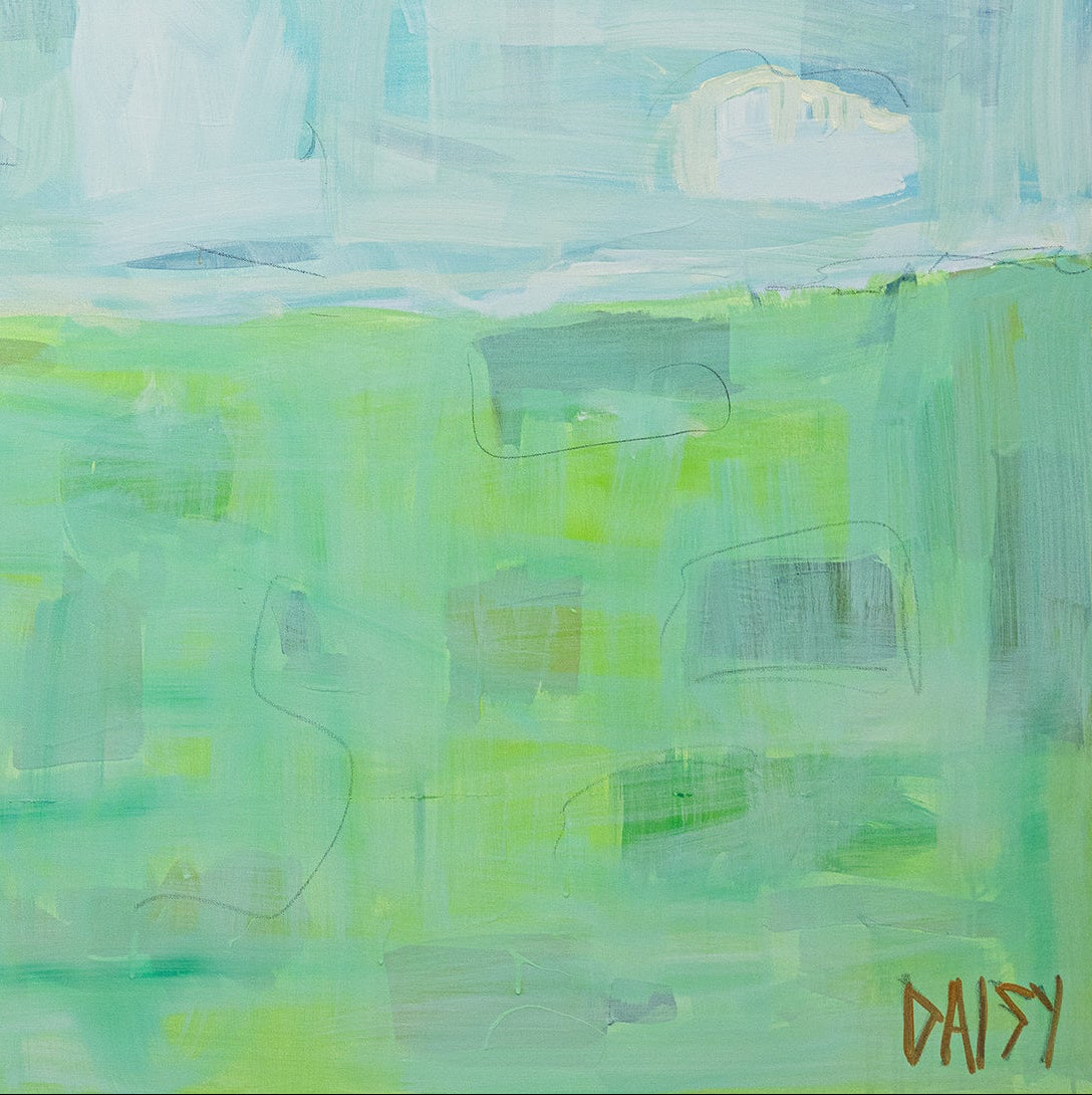 "Peaceful Feeling" Abstract Art Print by Megan Daisy Milner