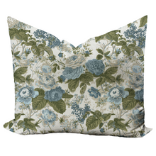 Load image into Gallery viewer, Georgia Pillow Cover  (Blue &amp; Green)
