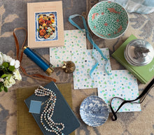 Load image into Gallery viewer, The Dots Went Crazy- Blue &amp; Green
