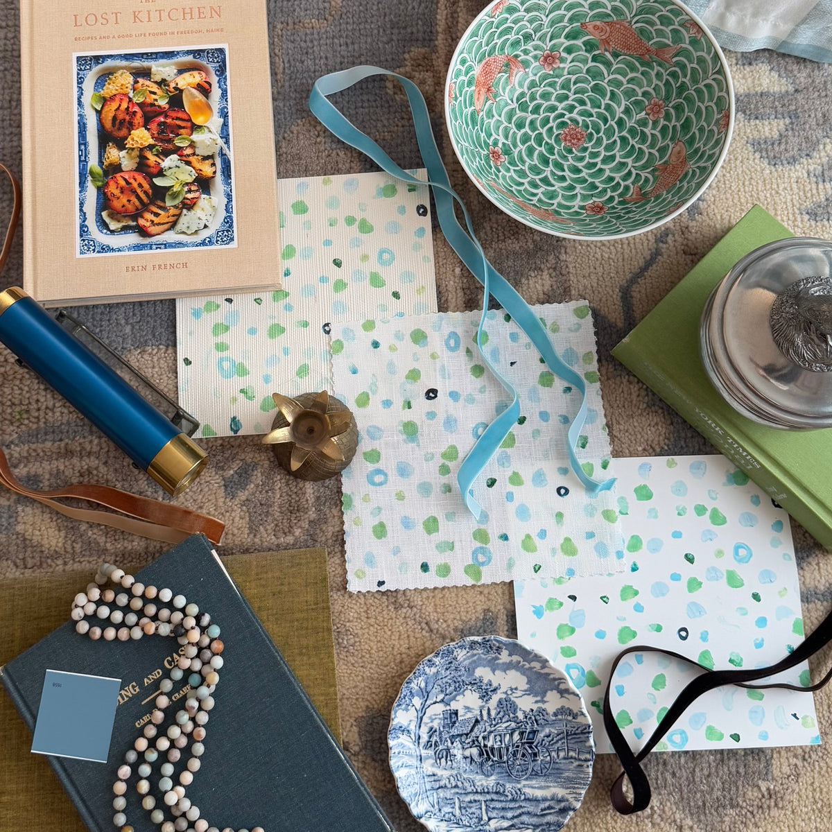 The Dots Went Crazy (Blue & Green)