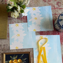 Load image into Gallery viewer, "Daisy Chain" Pillow Cover (Blue)
