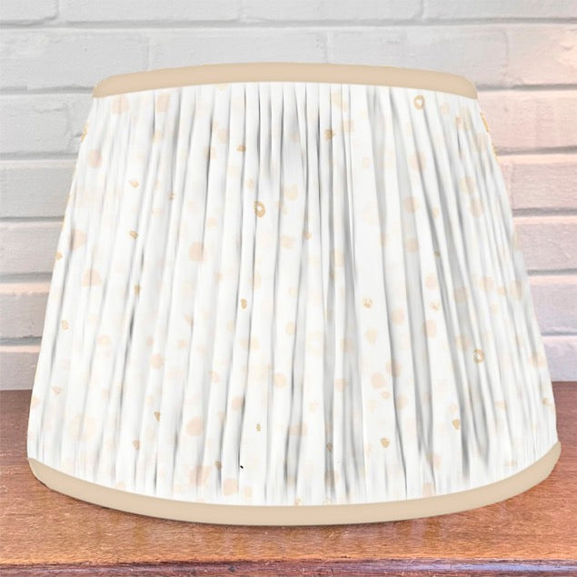 "The Dots Went Crazy" Lampshade (Neutral)