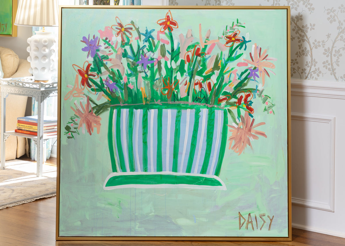 48x48 "New Things" | Original Abstract Painting by Megan Daisy Milner