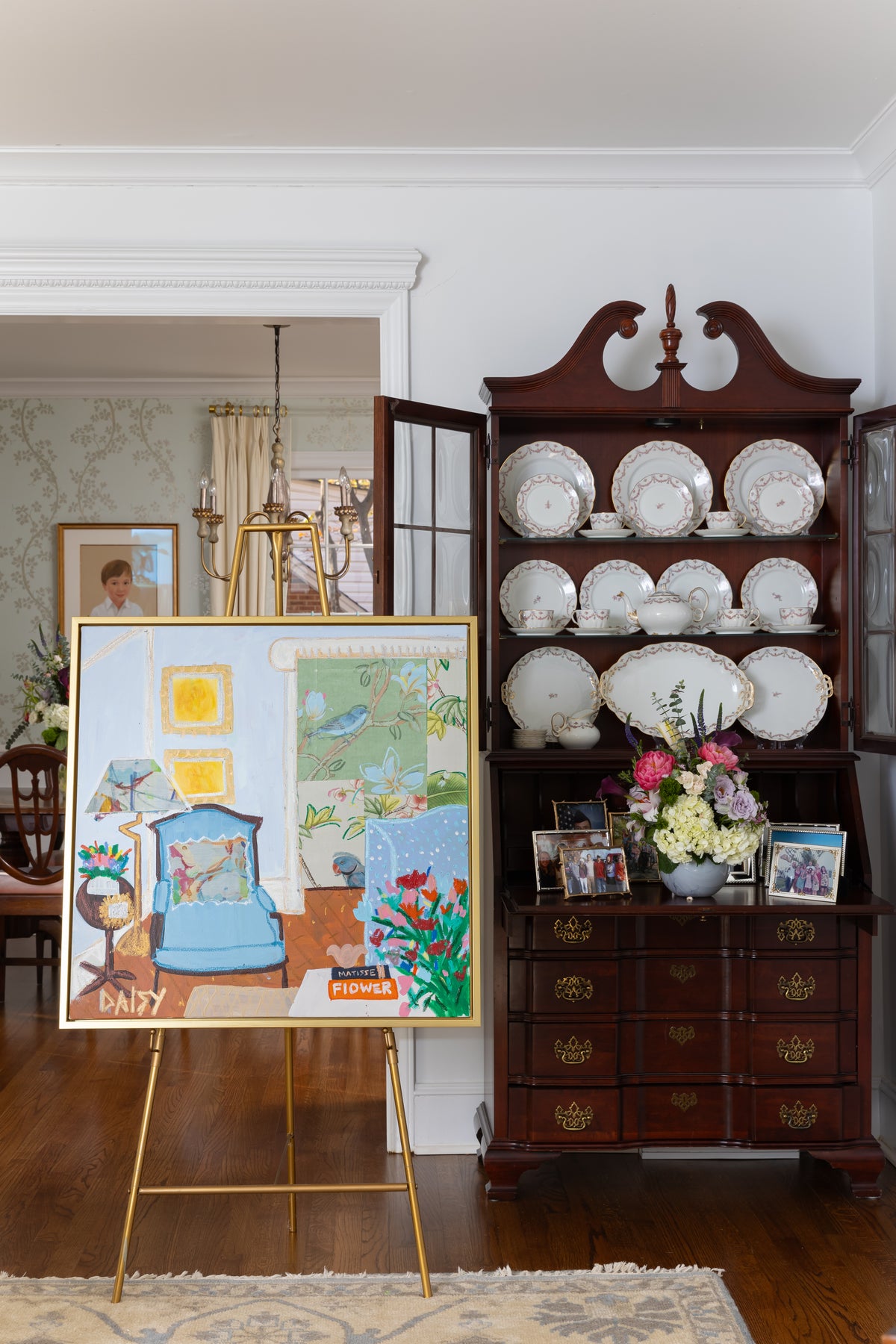 30x30 "A Nice Place to Sit" | Original Still Life Painting by Megan Daisy Milner