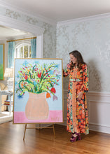 Load image into Gallery viewer, 36x48 &quot;Vase Full Of Joy&quot; | Original Abstract Floral Painting by Megan Daisy Milner
