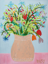 Load image into Gallery viewer, 36x48 &quot;Vase Full Of Joy&quot; | Original Abstract Floral Painting by Megan Daisy Milner
