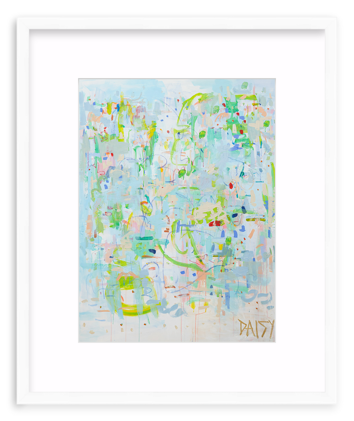"A Painting As Big As My Heart" Framed Print by Megan Daisy Milner
