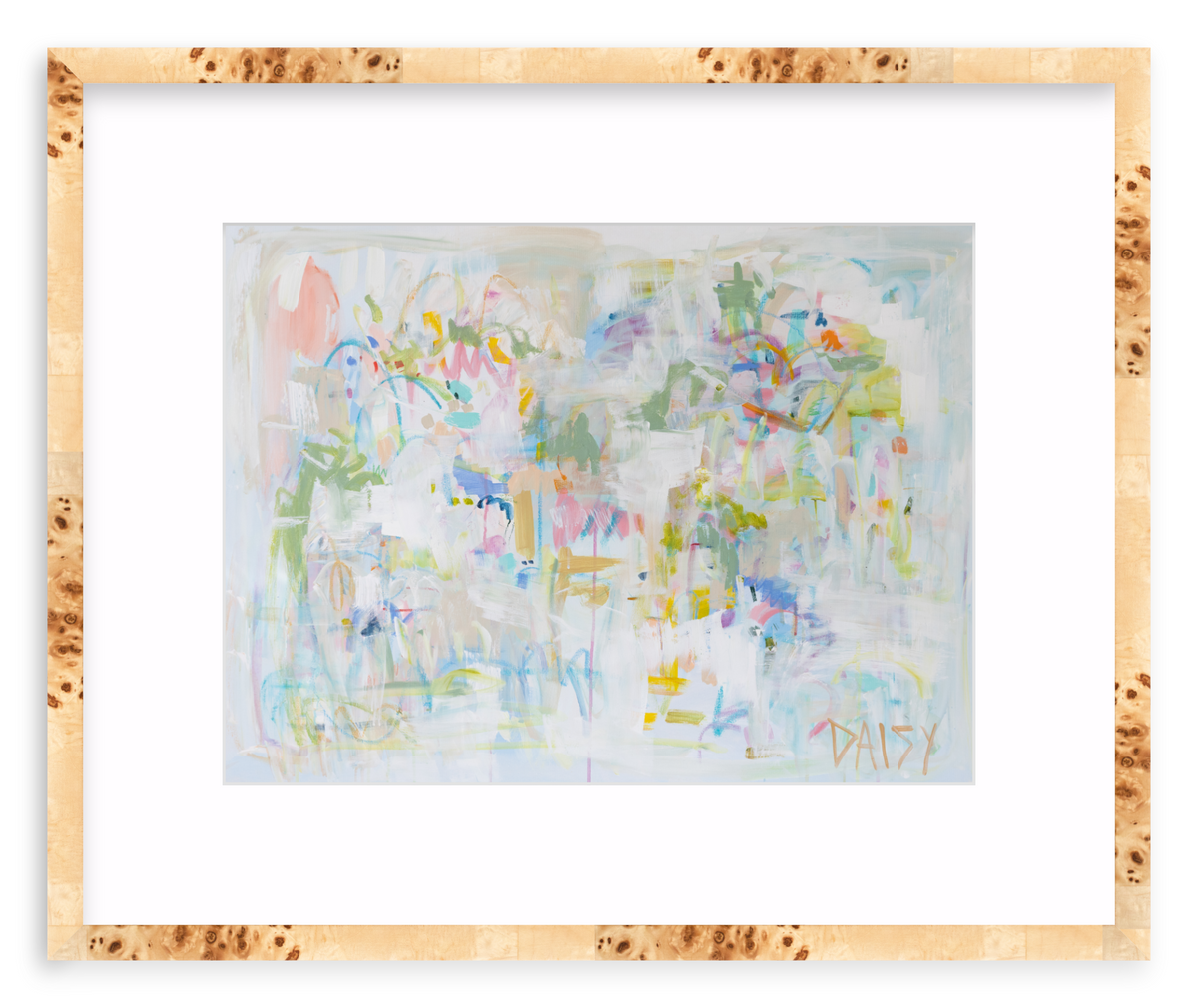 "For My Girl" Framed Abstract Print by Megan Daisy Milner