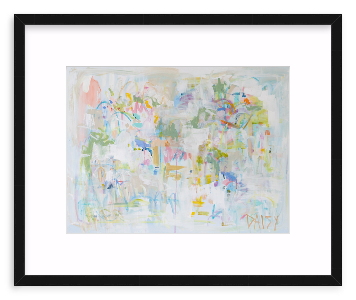 "For My Girl" Framed Abstract Print by Megan Daisy Milner