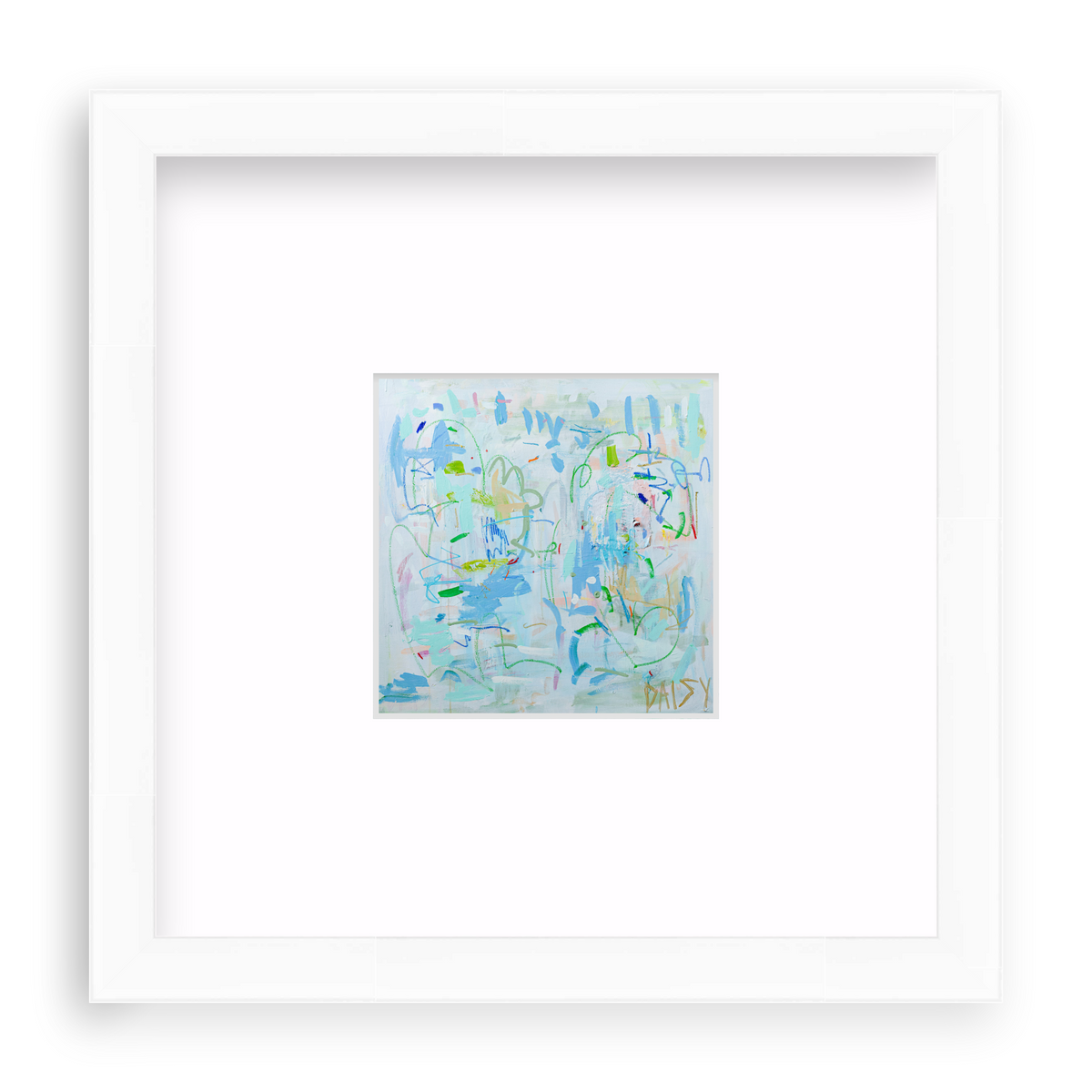 "Intuition" Mini Abstract Print by Megan Daisy Milner