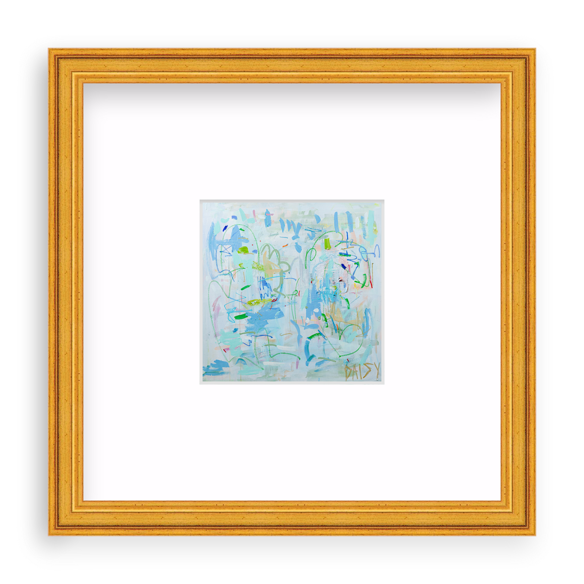 "Intuition" Mini Abstract Print by Megan Daisy Milner