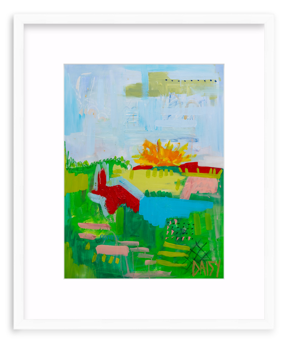 "Lake Day" Framed Fine Art Print